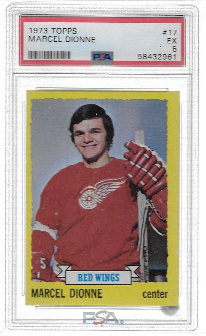 Marcel Dionne 1973 TOPPS #17 PSA 5 SD Cards 